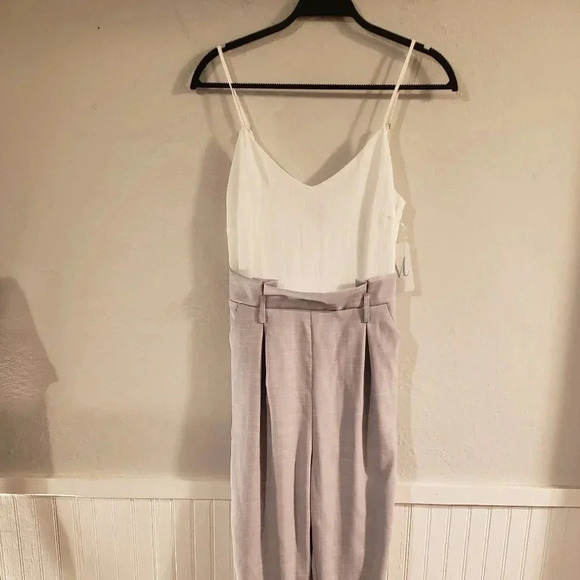 & Merci Tied and Taylored Belted Jumpsuit - Picture 3 of 6